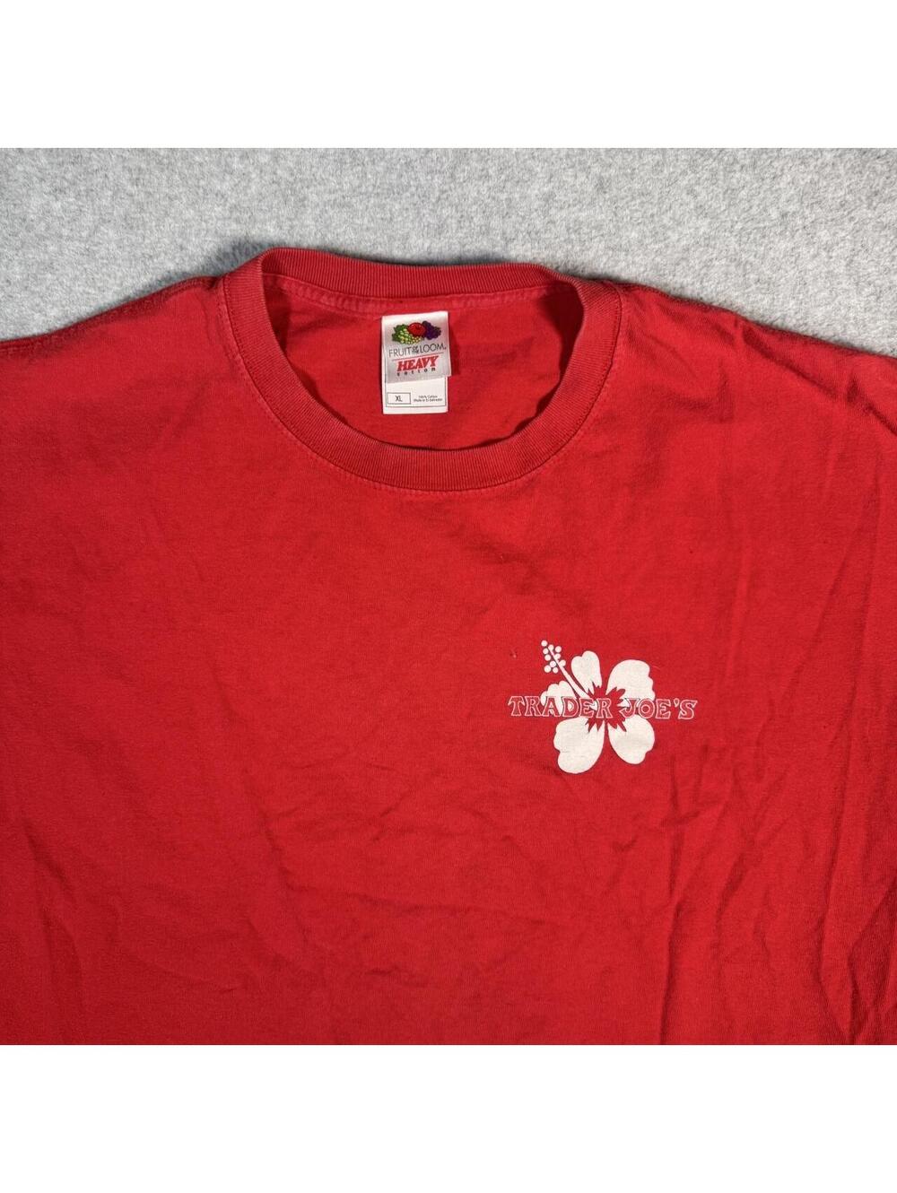 Y2K red Trader Joe’s tee